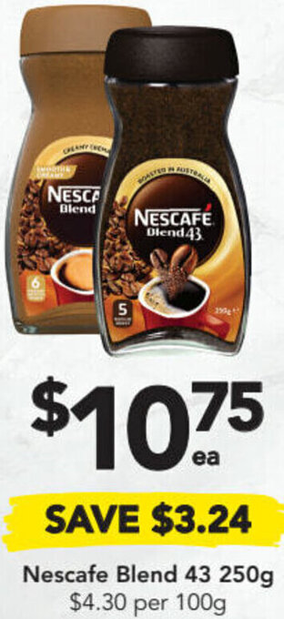 Drakes Nescafe Blend 43 250g offer