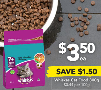 Drakes Whiskas Cat Food 800g offer