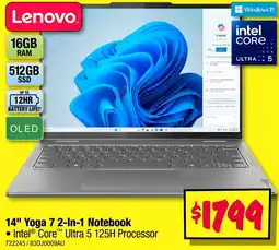 JB Hi-Fi Yoga 7 2-in-1 notebook offer
