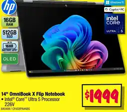 JB Hi-Fi omnibook x flip notebook offer