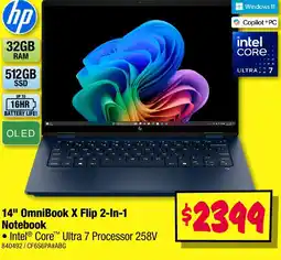 JB Hi-Fi Omnibook x flip 2-in-1 notebook offer