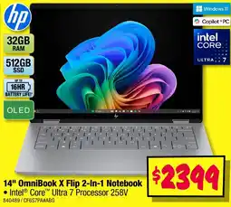 JB Hi-Fi Omnibook x flip 2-in-1 notebook offer