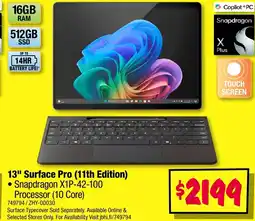 JB Hi-Fi Surface pro (11th edition) offer