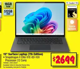JB Hi-Fi surface laptop (7th edition) offer