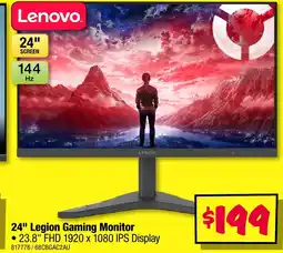 JB Hi-Fi Legion gaming monitor offer
