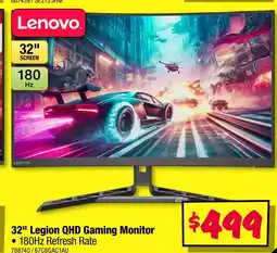 JB Hi-Fi Legion qhd gaming monitor offer