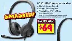JB Hi-Fi H390 usb computer headset offer