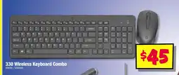 JB Hi-Fi 330 wireless keyboard combo offer