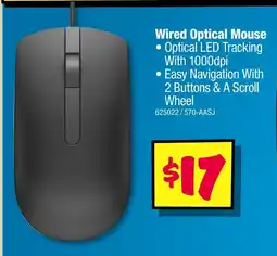 JB Hi-Fi Wired optical mouse offer