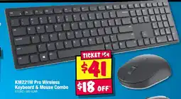 JB Hi-Fi Km221w pro wireless keyboard & mouse combo offer
