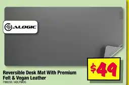 JB Hi-Fi Reversible desk mat with premium felt & vegan leather offer