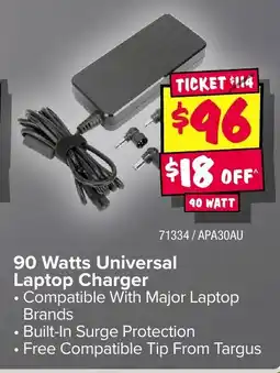 JB Hi-Fi 90 watts universal offer