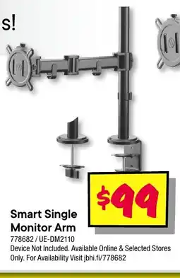 JB Hi-Fi Smart single monitor arm offer
