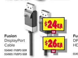 JB Hi-Fi Fusion displayport cable offer