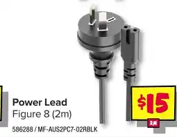 JB Hi-Fi Power lead figure 8 offer
