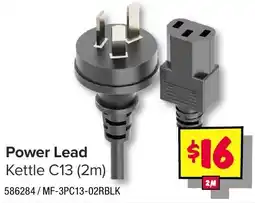 JB Hi-Fi Power lead kettle c13 offer