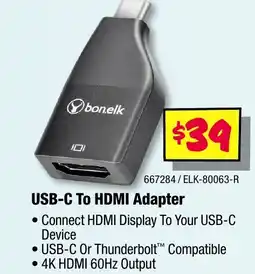 JB Hi-Fi Usb-c to hdmi adapter offer
