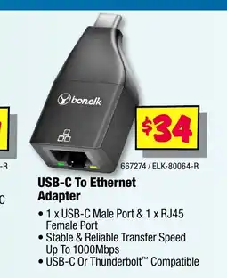 JB Hi-Fi Usb-c to ethernet adapter offer