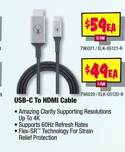 JB Hi-Fi Usb-c to hdmi cable offer