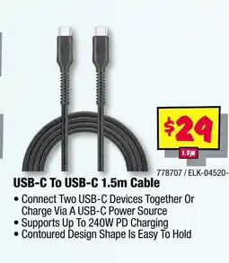 JB Hi-Fi Usb-c to usb-c cable offer