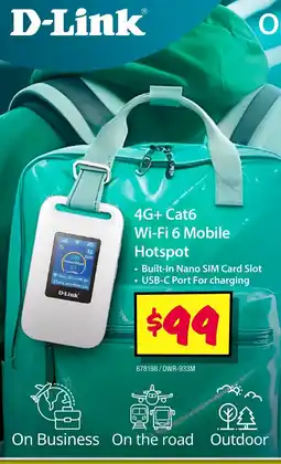 JB Hi-Fi 4g+ cat6 wi-fi 6 mobile hotspot offer