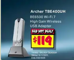 JB Hi-Fi Archer tbe400uh offer