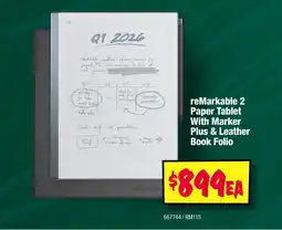 JB Hi-Fi Remarkable 2 paper tablet offer