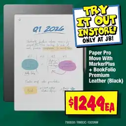 JB Hi-Fi Paper pro move with markerplus offer