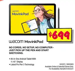 JB Hi-Fi Wacom movinkpad offer