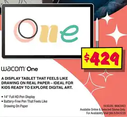 JB Hi-Fi Wacom one offer