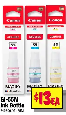 JB Hi-Fi Gi-55m ink bottle offer