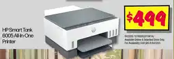 JB Hi-Fi Hp smart tank 6005 all-in-one printer offer