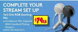 JB Hi-Fi Yeti orb rgb gaming offer
