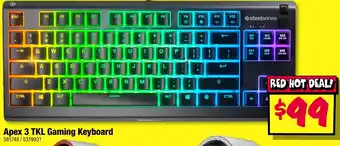 JB Hi-Fi Apex 3 tkl gaming keyboard offer