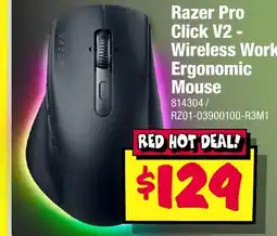 JB Hi-Fi Razer pro click v2 - wireless work ergonomic mouse offer