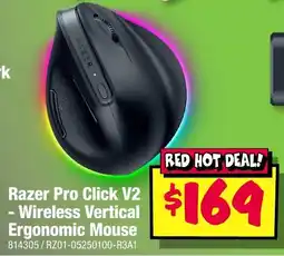 JB Hi-Fi Razer pro click v2 - wireless work ergonomic mouse offer