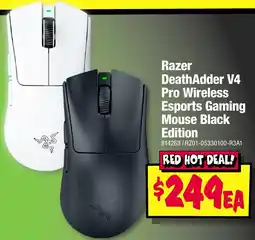 JB Hi-Fi Razer deathadder v4 pro wireless esports gaming mouse black edition offer