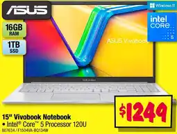 JB Hi-Fi ASUS Vivobook Notebook offer