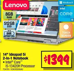 JB Hi-Fi Lenovo Ideapad 5i 2-In-1 Notebook offer