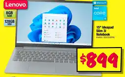JB Hi-Fi Lenovo Ideapad Slim 3i offer