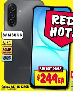 JB Hi-Fi Galaxy A17 offer
