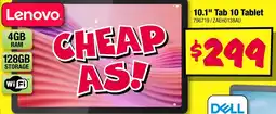 JB Hi-Fi Lenovo Tab 10 Tablet offer