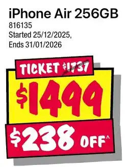 JB Hi-Fi iPhone Air offer
