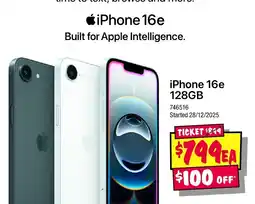 JB Hi-Fi iPhone 16e offer