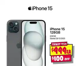 JB Hi-Fi iPhone 15 offer
