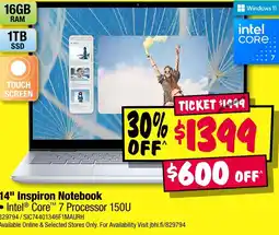 JB Hi-Fi Inspiron Notebook offer
