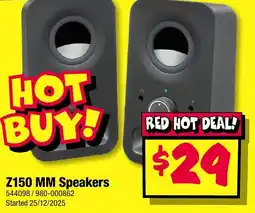 JB Hi-Fi Z150 mm speakers offer