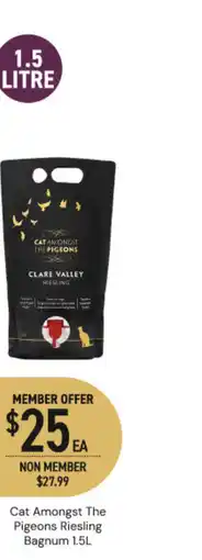 Dan Murphy's Cat amongst the pigeons riesling bagnum offer