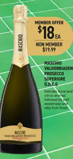 Dan Murphy's Maschio valdobbiadene prosecco superiore docg offer