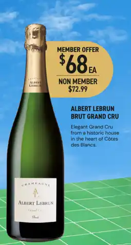 Dan Murphy's Albert lebrun brut grand cru offer